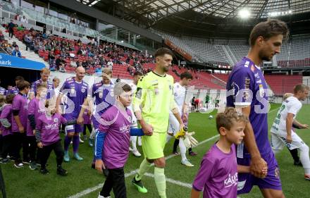 Fussball Bundesliga. SK Austria Klagenfurt gegen SC Austria Lustenau.  Thorsten Mahrer, Phillip Menzel, Christopher CVetko, Nicolas Wimmer  (Klagenfurt).  Klagenfurt, am 23.9.2023.
Foto: Kuess
---
pressefotos, pressefotografie, kuess, qs, qspictures, sport, bild, bilder, bilddatenbank