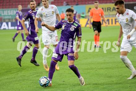 Fussball Bundesliga. SK Austria Klagenfurt gegen SC Austria Lustenau. Sinan Karweina   (Klagenfurt).  Klagenfurt, am 23.9.2023.
Foto: Kuess
---
pressefotos, pressefotografie, kuess, qs, qspictures, sport, bild, bilder, bilddatenbank