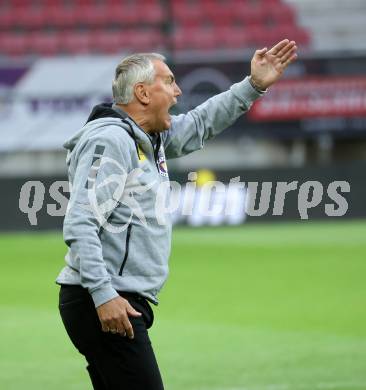 Fussball Bundesliga. SK Austria Klagenfurt gegen SC Austria Lustenau.   Trainer Peter Pacult (Klagenfurt).  Klagenfurt, am 23.9.2023.
Foto: Kuess
---
pressefotos, pressefotografie, kuess, qs, qspictures, sport, bild, bilder, bilddatenbank