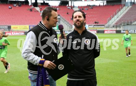 Fussball Bundesliga. SK Austria Klagenfurt gegen SC Austria Lustenau. Patrick Jochum, Sandro Zakany   (Klagenfurt).  Klagenfurt, am 23.9.2023.
Foto: Kuess
---
pressefotos, pressefotografie, kuess, qs, qspictures, sport, bild, bilder, bilddatenbank