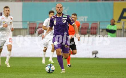 Fussball Bundesliga. SK Austria Klagenfurt gegen SC Austria Lustenau.  Rico Benatelli  (Klagenfurt).  Klagenfurt, am 23.9.2023.
Foto: Kuess
---
pressefotos, pressefotografie, kuess, qs, qspictures, sport, bild, bilder, bilddatenbank