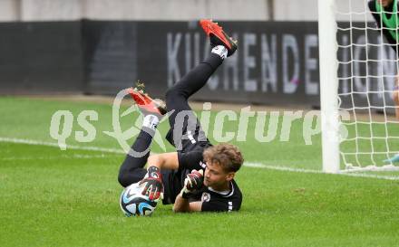 Fussball Bundesliga. SK Austria Klagenfurt gegen SC Austria Lustenau.  David Puntigam  (Klagenfurt).  Klagenfurt, am 23.9.2023.
Foto: Kuess
---
pressefotos, pressefotografie, kuess, qs, qspictures, sport, bild, bilder, bilddatenbank