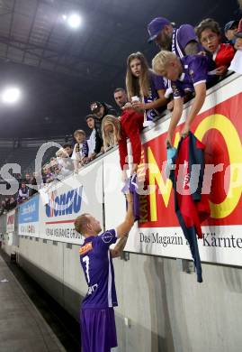 Fussball Bundesliga. SK Austria Klagenfurt gegen FC Red Bull Salzburg.   Florian Jaritz (Klagenfurt).  Klagenfurt, am 8.10.2023.
Foto: Kuess
---
pressefotos, pressefotografie, kuess, qs, qspictures, sport, bild, bilder, bilddatenbank