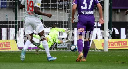 Fussball Bundesliga. SK Austria Klagenfurt gegen FC Red Bull Salzburg.  Phillip Menzel  (Klagenfurt).  Klagenfurt, am 8.10.2023.
Foto: Kuess
---
pressefotos, pressefotografie, kuess, qs, qspictures, sport, bild, bilder, bilddatenbank