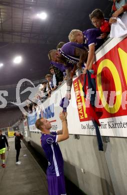 Fussball Bundesliga. SK Austria Klagenfurt gegen FC Red Bull Salzburg.  Florian Jaritz  (Klagenfurt).  Klagenfurt, am 8.10.2023.
Foto: Kuess
---
pressefotos, pressefotografie, kuess, qs, qspictures, sport, bild, bilder, bilddatenbank