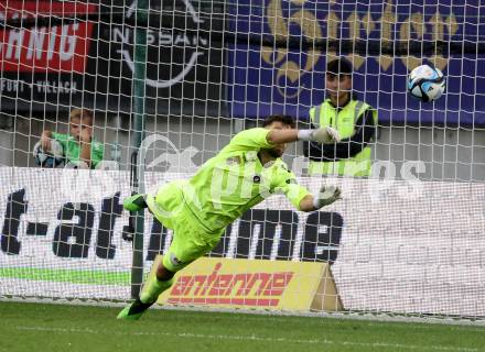 Fussball Bundesliga. SK Austria Klagenfurt gegen FC Red Bull Salzburg.  Phillip Menzel  (Klagenfurt).  Klagenfurt, am 8.10.2023.
Foto: Kuess
---
pressefotos, pressefotografie, kuess, qs, qspictures, sport, bild, bilder, bilddatenbank