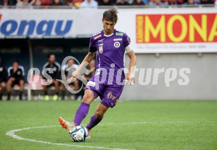 Fussball Bundesliga. SK Austria Klagenfurt gegen FC Red Bull Salzburg.  Thorsten Mahrer  (Klagenfurt).  Klagenfurt, am 8.10.2023.
Foto: Kuess
---
pressefotos, pressefotografie, kuess, qs, qspictures, sport, bild, bilder, bilddatenbank