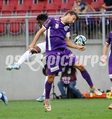 Fussball Bundesliga. SK Austria Klagenfurt gegen FC Red Bull Salzburg.  Thorsten Mahrer  (Klagenfurt).  Klagenfurt, am 8.10.2023.
Foto: Kuess
---
pressefotos, pressefotografie, kuess, qs, qspictures, sport, bild, bilder, bilddatenbank