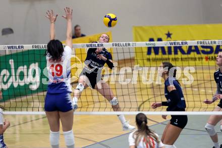 Volleyball. CEV Volleyball Challenge Cup 2024  Women. ATSC Wildcats gegen ZOK UB (SRB).     Neiss Sara (Wildcats). Klagenfurt, am 11.10.2023.
Foto: Kuess
www.qspictures.net
---
pressefotos, pressefotografie, kuess, qs, qspictures, sport, bild, bilder, bilddatenbank