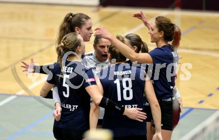 Volleyball. CEV Volleyball Challenge Cup 2024  Women. ATSC Wildcats gegen ZOK UB (SRB).     Jubel (Wildcats). Klagenfurt, am 11.10.2023.
Foto: Kuess
www.qspictures.net
---
pressefotos, pressefotografie, kuess, qs, qspictures, sport, bild, bilder, bilddatenbank