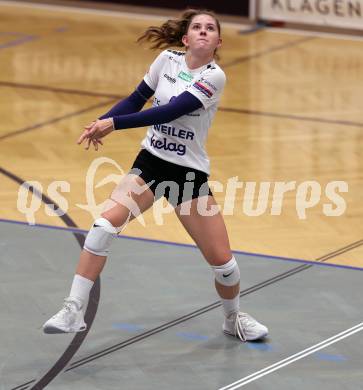 Volleyball. CEV Volleyball Challenge Cup 2024  Women. ATSC Wildcats gegen ZOK UB (SRB).     GOBER Lea Hemma (Wildcats). Klagenfurt, am 11.10.2023.
Foto: Kuess
www.qspictures.net
---
pressefotos, pressefotografie, kuess, qs, qspictures, sport, bild, bilder, bilddatenbank