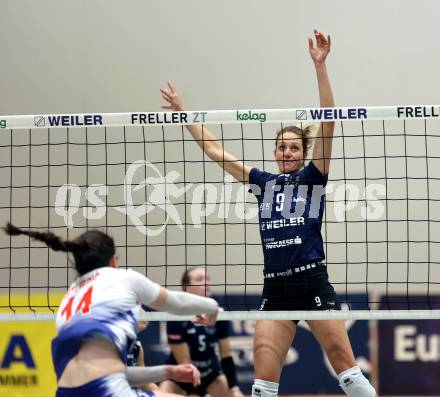 Volleyball. CEV Volleyball Challenge Cup 2024  Women. ATSC Wildcats gegen ZOK UB (SRB).     JONTES Katja (Wildcats). Klagenfurt, am 11.10.2023.
Foto: Kuess
www.qspictures.net
---
pressefotos, pressefotografie, kuess, qs, qspictures, sport, bild, bilder, bilddatenbank