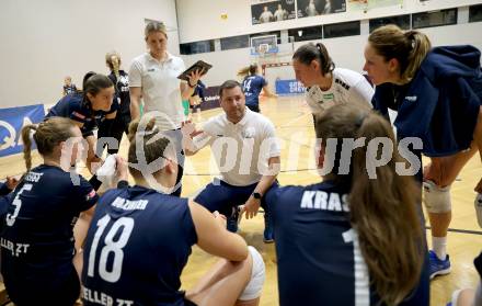 Volleyball. CEV Volleyball Challenge Cup 2024  Women. ATSC Wildcats gegen ZOK UB (SRB).     Trainer Andrej Flajs (Wildcats). Klagenfurt, am 11.10.2023.
Foto: Kuess
www.qspictures.net
---
pressefotos, pressefotografie, kuess, qs, qspictures, sport, bild, bilder, bilddatenbank