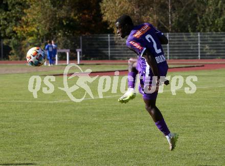 Fussball. Testspiel. SK Austria Klagenfurt gegen DSV Leoben.  Solomon Owusu Bonnah  (Austria Klagenfurt). Judenburg, 13.10.2023.
Foto: Kuess
---
pressefotos, pressefotografie, kuess, qs, qspictures, sport, bild, bilder, bilddatenbank