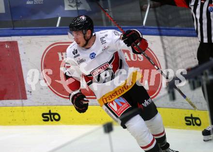 EBEL. Eishockey Bundesliga. EC VSV gegen BEMER Pioneers Vorarlberg.  Torjubel Cedric Lacroix  (Vorarlberg). Villach, am 14.10.2023
Foto: Kuess
www.qspictures.net
---
pressefotos, pressefotografie, kuess, qs, qspictures, sport, bild, bilder, bilddatenbank