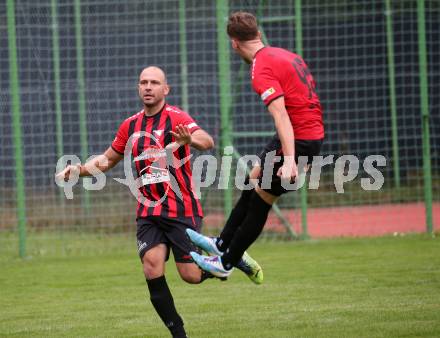 Fussball. 1. Klasse B. Arnoldstein gegen Noetsch. Torjubel Mario Skina  (Noetsch).  Arnoldstein, am 14.10.2023.
Foto: Kuess
---
pressefotos, pressefotografie, kuess, qs, qspictures, sport, bild, bilder, bilddatenbank