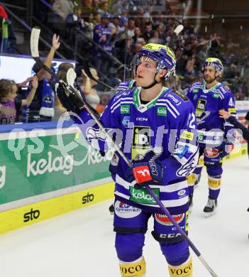 EBEL. Eishockey Bundesliga. EC VSV gegen BEMER Pioneers Vorarlberg. Benjamin Lanzinger  (VSV). Villach, am 14.10.2023
Foto: Kuess
www.qspictures.net
---
pressefotos, pressefotografie, kuess, qs, qspictures, sport, bild, bilder, bilddatenbank