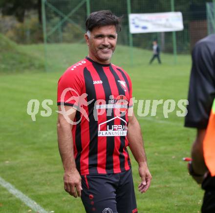 Fussball. 1. Klasse B. Arnoldstein gegen Noetsch.  Torjubel Thomas Gilgenreiner (Noetsch).  Arnoldstein, am 14.10.2023.
Foto: Kuess
---
pressefotos, pressefotografie, kuess, qs, qspictures, sport, bild, bilder, bilddatenbank