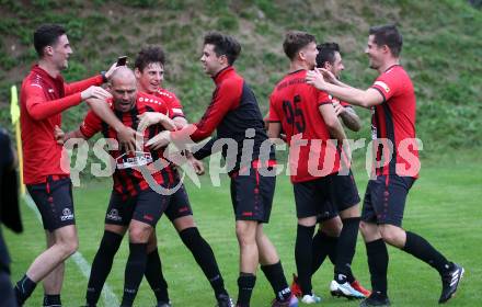 Fussball. 1. Klasse B. Arnoldstein gegen Noetsch. Torjubel Mario Skina  (Noetsch).  Arnoldstein, am 14.10.2023.
Foto: Kuess
---
pressefotos, pressefotografie, kuess, qs, qspictures, sport, bild, bilder, bilddatenbank