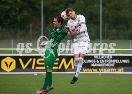 Fussball. Kaerntner Liga. Landskron gegen Koettmannsdorf.  Philipp Gatti  (Landskron),    Daniel Perkounig (Koettmannsdorf).  Landskron, 21.10.2023.
Foto: Kuess
www.qspictures.net
---
pressefotos, pressefotografie, kuess, qs, qspictures, sport, bild, bilder, bilddatenbank