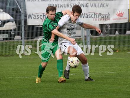 Fussball. Kaerntner Liga. Landskron gegen Koettmannsdorf.  Markus Ulbing  (Landskron),  Fabian Janschitz  (Koettmannsdorf).  Landskron, 21.10.2023.
Foto: Kuess
www.qspictures.net
---
pressefotos, pressefotografie, kuess, qs, qspictures, sport, bild, bilder, bilddatenbank