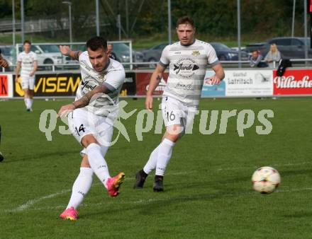 Fussball. Kaerntner Liga. Landskron gegen Koettmannsdorf.   Adis Ajkic  (Koettmannsdorf).  Landskron, 21.10.2023.
Foto: Kuess
www.qspictures.net
---
pressefotos, pressefotografie, kuess, qs, qspictures, sport, bild, bilder, bilddatenbank