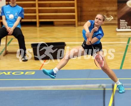 Badminton. ASKOE Kelag Kaernten. Laura Hasenbichler   . Klagenfurt, 15.10.2023
Foto: Kuess
www.qspictures.net
---
pressefotos, pressefotografie, kuess, qs, qspictures, sport, bild, bilder, bilddatenbank