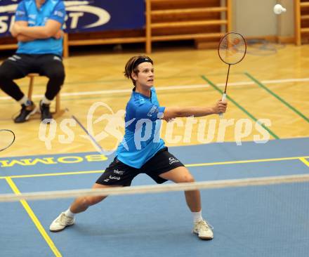 Badminton. ASKOE Kelag Kaernten.  Felix Steinwender . Klagenfurt, 15.10.2023
Foto: Kuess
www.qspictures.net
---
pressefotos, pressefotografie, kuess, qs, qspictures, sport, bild, bilder, bilddatenbank