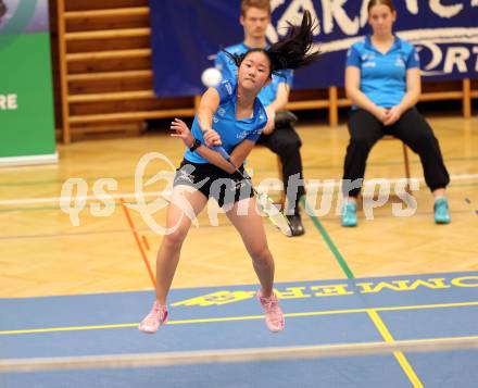 Badminton. ASKOE Kelag Kaernten.  Miranda Zhang . Klagenfurt, 15.10.2023
Foto: Kuess
www.qspictures.net
---
pressefotos, pressefotografie, kuess, qs, qspictures, sport, bild, bilder, bilddatenbank