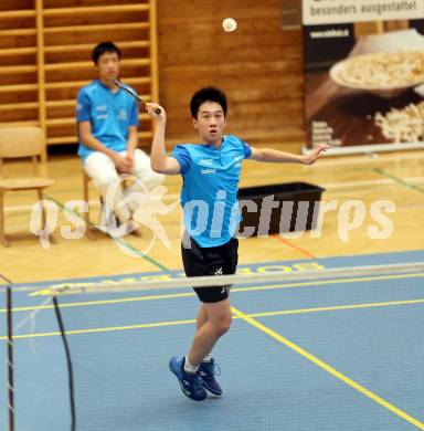 Badminton. ASKOE Kelag Kaernten.  Shangzu Zhan . Klagenfurt, 15.10.2023
Foto: Kuess
www.qspictures.net
---
pressefotos, pressefotografie, kuess, qs, qspictures, sport, bild, bilder, bilddatenbank