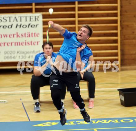 Badminton. ASKOE Kelag Kaernten.  Martin Cerkovnik . Klagenfurt, 15.10.2023
Foto: Kuess
www.qspictures.net
---
pressefotos, pressefotografie, kuess, qs, qspictures, sport, bild, bilder, bilddatenbank