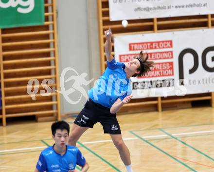 Badminton. ASKOE Kelag Kaernten.  Shangzu Zhan, Felix Steinwender . Klagenfurt, 15.10.2023
Foto: Kuess
www.qspictures.net
---
pressefotos, pressefotografie, kuess, qs, qspictures, sport, bild, bilder, bilddatenbank