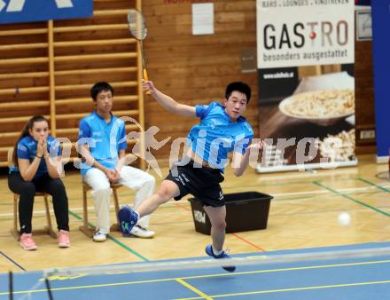 Badminton. ASKOE Kelag Kaernten.  Shangzu Zhan . Klagenfurt, 15.10.2023
Foto: Kuess
www.qspictures.net
---
pressefotos, pressefotografie, kuess, qs, qspictures, sport, bild, bilder, bilddatenbank