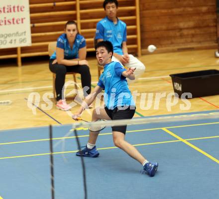 Badminton. ASKOE Kelag Kaernten. Shangzu Zhan  . Klagenfurt, 15.10.2023
Foto: Kuess
www.qspictures.net
---
pressefotos, pressefotografie, kuess, qs, qspictures, sport, bild, bilder, bilddatenbank