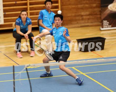 Badminton. ASKOE Kelag Kaernten.  Shangzu Zhan . Klagenfurt, 15.10.2023
Foto: Kuess
www.qspictures.net
---
pressefotos, pressefotografie, kuess, qs, qspictures, sport, bild, bilder, bilddatenbank