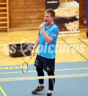 Badminton. ASKOE Kelag Kaernten. Martin Cerkovnik  . Klagenfurt, 15.10.2023
Foto: Kuess
www.qspictures.net
---
pressefotos, pressefotografie, kuess, qs, qspictures, sport, bild, bilder, bilddatenbank