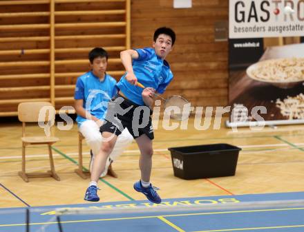 Badminton. ASKOE Kelag Kaernten.  Shangzu Zhan . Klagenfurt, 15.10.2023
Foto: Kuess
www.qspictures.net
---
pressefotos, pressefotografie, kuess, qs, qspictures, sport, bild, bilder, bilddatenbank