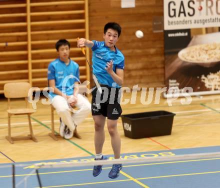 Badminton. ASKOE Kelag Kaernten. Shangzu Zhan  . Klagenfurt, 15.10.2023
Foto: Kuess
www.qspictures.net
---
pressefotos, pressefotografie, kuess, qs, qspictures, sport, bild, bilder, bilddatenbank