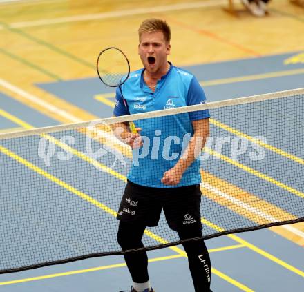 Badminton. ASKOE Kelag Kaernten. Martin Cerkovnik  . Klagenfurt, 15.10.2023
Foto: Kuess
www.qspictures.net
---
pressefotos, pressefotografie, kuess, qs, qspictures, sport, bild, bilder, bilddatenbank