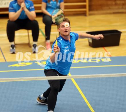 Badminton. ASKOE Kelag Kaernten. Martin Cerkovnik  . Klagenfurt, 15.10.2023
Foto: Kuess
www.qspictures.net
---
pressefotos, pressefotografie, kuess, qs, qspictures, sport, bild, bilder, bilddatenbank