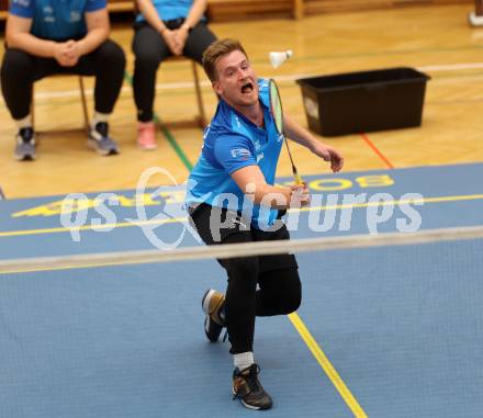 Badminton. ASKOE Kelag Kaernten. Martin Cerkovnik  . Klagenfurt, 15.10.2023
Foto: Kuess
www.qspictures.net
---
pressefotos, pressefotografie, kuess, qs, qspictures, sport, bild, bilder, bilddatenbank