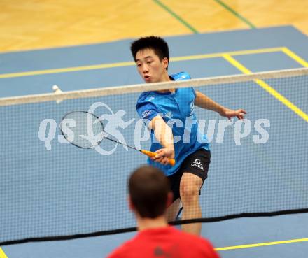 Badminton. ASKOE Kelag Kaernten. Shangzu Zhan  . Klagenfurt, 15.10.2023
Foto: Kuess
www.qspictures.net
---
pressefotos, pressefotografie, kuess, qs, qspictures, sport, bild, bilder, bilddatenbank