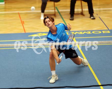 Badminton. ASKOE Kelag Kaernten. Felix Steinwender  . Klagenfurt, 15.10.2023
Foto: Kuess
www.qspictures.net
---
pressefotos, pressefotografie, kuess, qs, qspictures, sport, bild, bilder, bilddatenbank