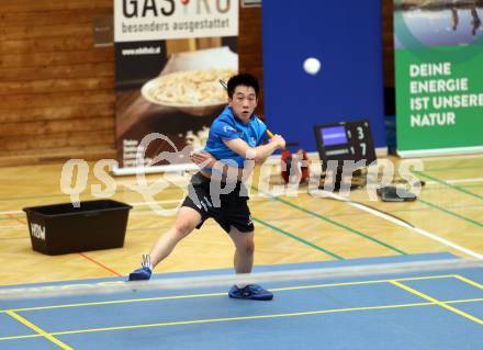 Badminton. ASKOE Kelag Kaernten.  Shangzu Zhan . Klagenfurt, 15.10.2023
Foto: Kuess
www.qspictures.net
---
pressefotos, pressefotografie, kuess, qs, qspictures, sport, bild, bilder, bilddatenbank