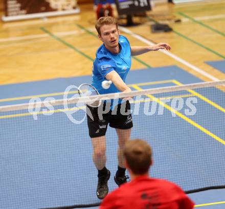 Badminton. ASKOE Kelag Kaernten. Lukas Steinwender  . Klagenfurt, 15.10.2023
Foto: Kuess
www.qspictures.net
---
pressefotos, pressefotografie, kuess, qs, qspictures, sport, bild, bilder, bilddatenbank