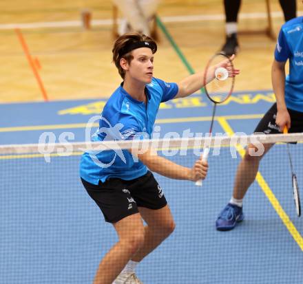 Badminton. ASKOE Kelag Kaernten.  Felix Steinwender. . Klagenfurt, 15.10.2023
Foto: Kuess
www.qspictures.net
---
pressefotos, pressefotografie, kuess, qs, qspictures, sport, bild, bilder, bilddatenbank