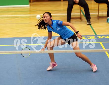 Badminton. ASKOE Kelag Kaernten.  Miranda Zhang . Klagenfurt, 15.10.2023
Foto: Kuess
www.qspictures.net
---
pressefotos, pressefotografie, kuess, qs, qspictures, sport, bild, bilder, bilddatenbank