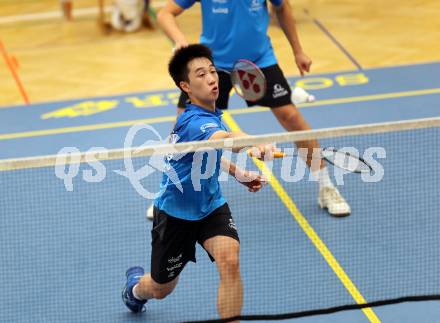 Badminton. ASKOE Kelag Kaernten. Shangzu Zhan  . Klagenfurt, 15.10.2023
Foto: Kuess
www.qspictures.net
---
pressefotos, pressefotografie, kuess, qs, qspictures, sport, bild, bilder, bilddatenbank