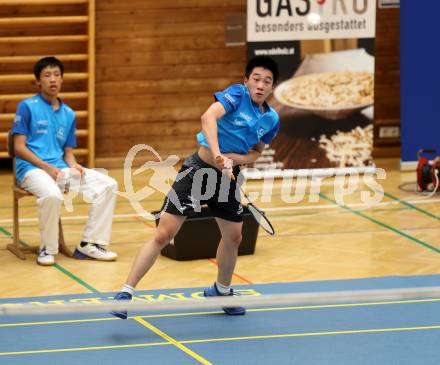 Badminton. ASKOE Kelag Kaernten. Shangzu Zhan  . Klagenfurt, 15.10.2023
Foto: Kuess
www.qspictures.net
---
pressefotos, pressefotografie, kuess, qs, qspictures, sport, bild, bilder, bilddatenbank