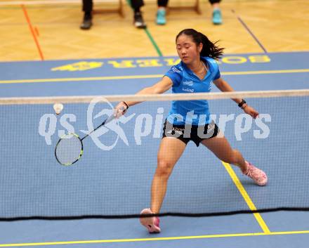 Badminton. ASKOE Kelag Kaernten.  Miranda Zhang . Klagenfurt, 15.10.2023
Foto: Kuess
www.qspictures.net
---
pressefotos, pressefotografie, kuess, qs, qspictures, sport, bild, bilder, bilddatenbank